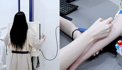 手術前の徹底した健康状態検査