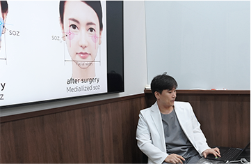 顔面輪郭手術の為の解剖学講演