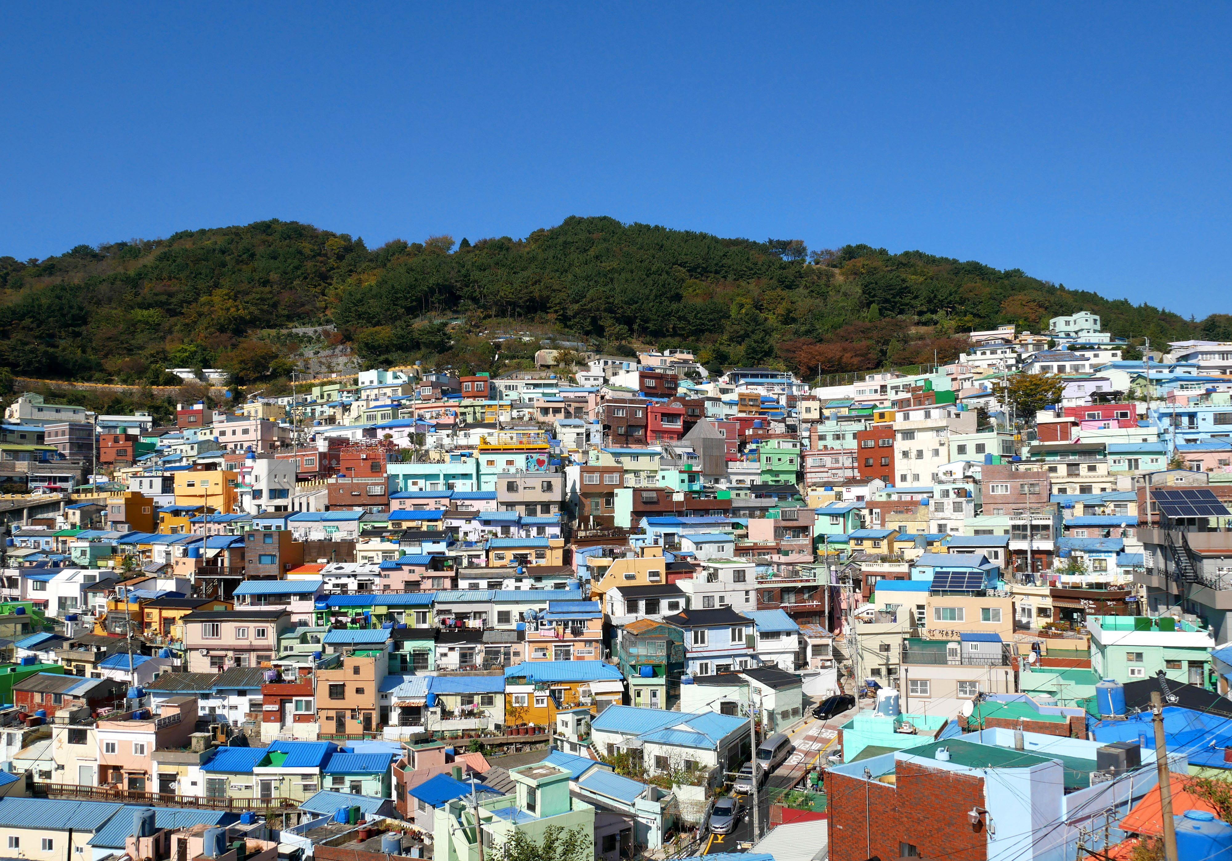 韓国釜山の甘川文化村