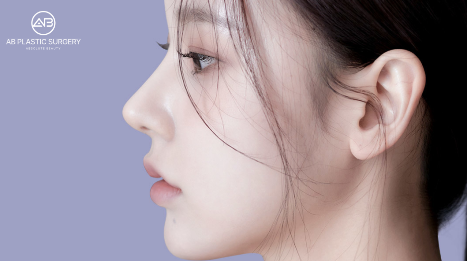 韓国美容ツアー 日本人に人気 鼻整形 横顔デザイン AB美容外科韓国 自然で整ったラインを持つ女性の横顔 